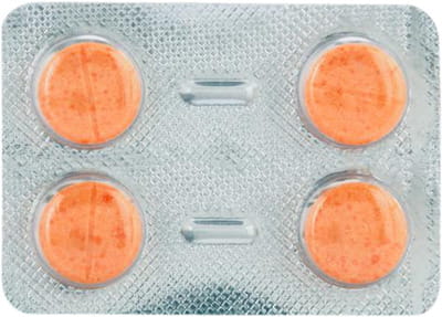 Calcijoint D3 60k Orange Flavour Sugar Free Strip Of 4 Chewable Tablets