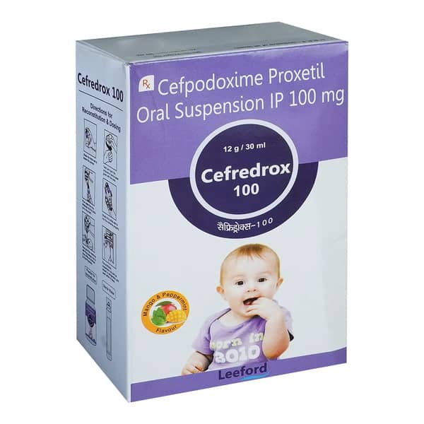 Cefredrox 100Mg Bottle Of 30Ml Dry Syrup