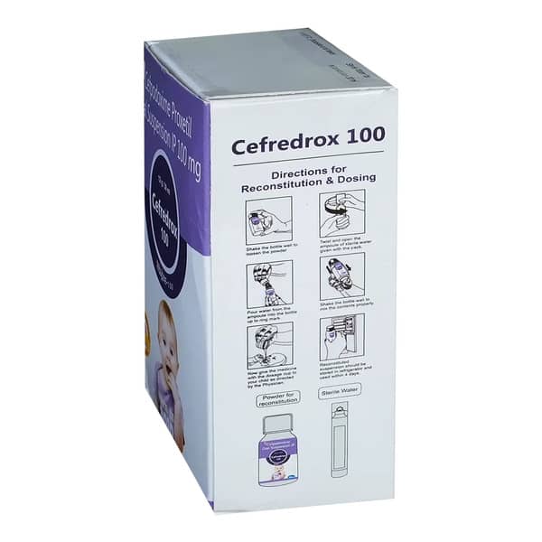 Cefredrox 100Mg Bottle Of 30Ml Dry Syrup