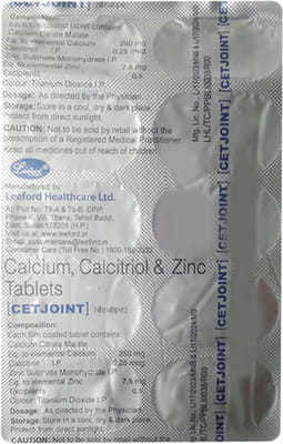 Cetjoint Strip Of 10 Tablets