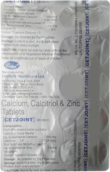 Cetjoint Strip Of 10 Tablets