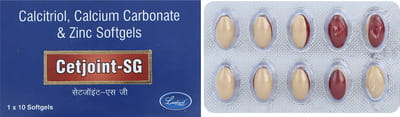 Cetjoint Sg Strip Of 10 Softgel Capsules