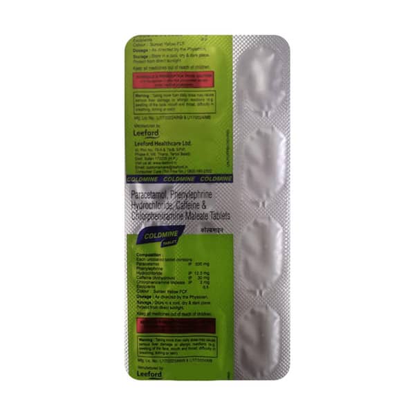 Coldmine Strip Of 10 Tablets