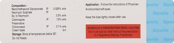 Diprolite Tube Of 15gm Cream