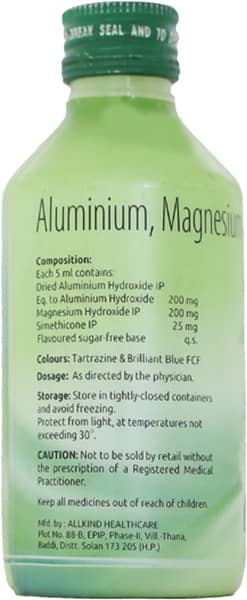 Dynacid Sugar Free Saunf Flavour Bottle Of 170ml Suspension