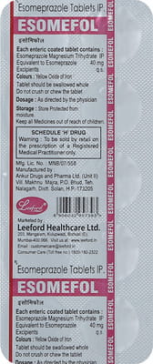 Esomefol 40mg Strip Of 10 Tablets