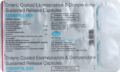 Esomefol Dsr Strip Of 10 Capsules