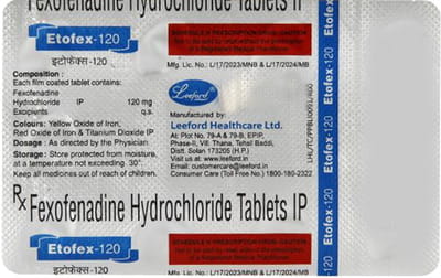 Etofex 120mg Strip Of 10 Tablets