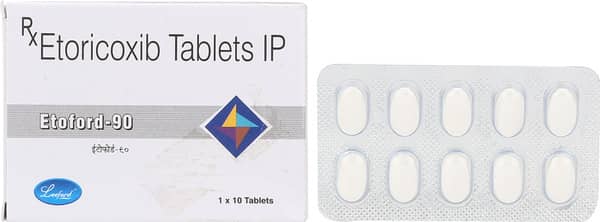 Etoford 90Mg Strip Of 10 Tablets