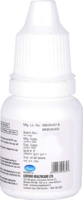 Eyelet Bottle Of 10ml Eye Drops