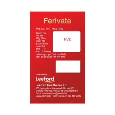 Ferivate Strip Of 10 Tablets