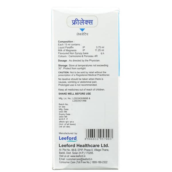 Freelex Mint Flavour Bottle Of 170ml Suspension