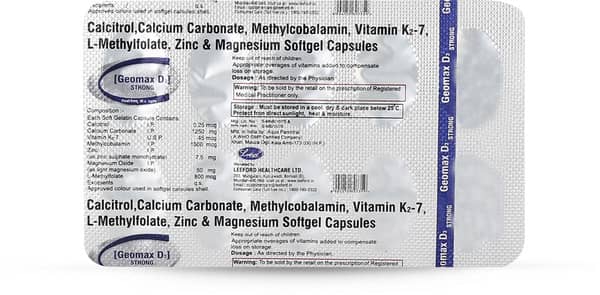 Geomax D3 Strong Softgel Capsule