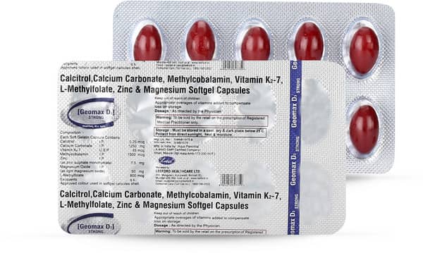 Geomax D3 Strong Softgel Capsule