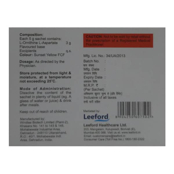 Hepalair Sachet Of 5Gm Oral Powder