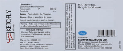 Ketofly 200mg Strip Of 10 Tablets