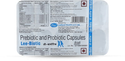 Lee Biotic Strip Of 10 Capsules
