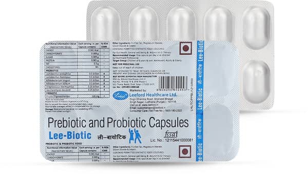 Lee Biotic Strip Of 10 Capsules