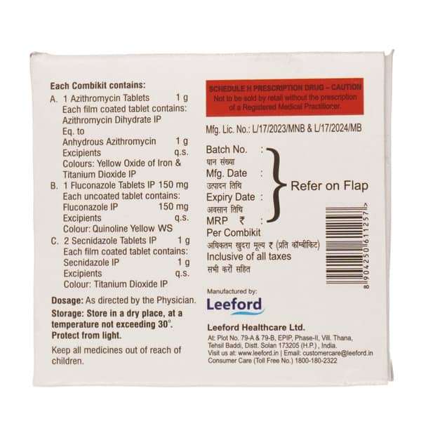 Leezole 3 Kit Tablets