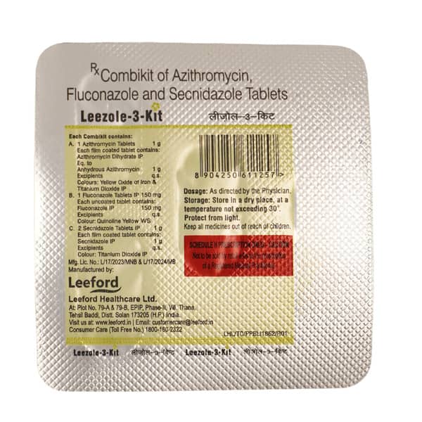 Leezole 3 Kit Tablets
