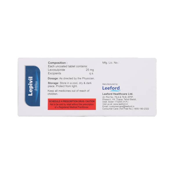 Lepivil Strip Of 10 Tablets