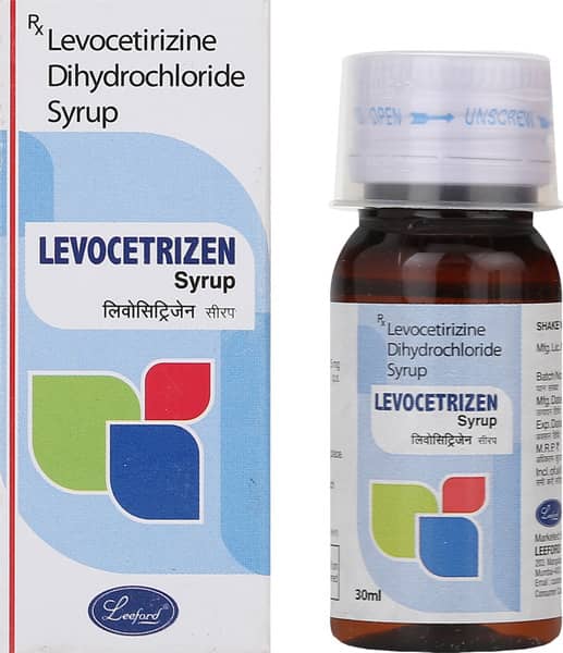 Levocetrizen Bottle Of 30ml Syrup