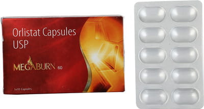 Megaburn 60mg Strip Of 10 Capsules