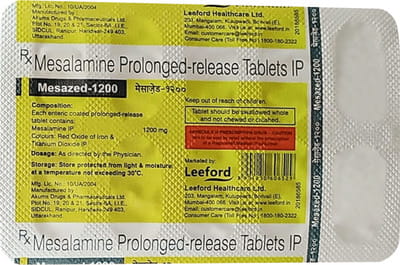 Mesazed 1200mg Strip Of 10 Tablets