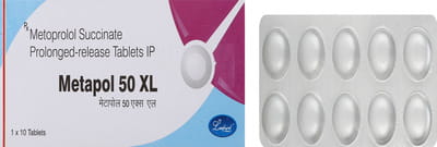 Metapol Xl 50mg Strip Of 10 Tablets
