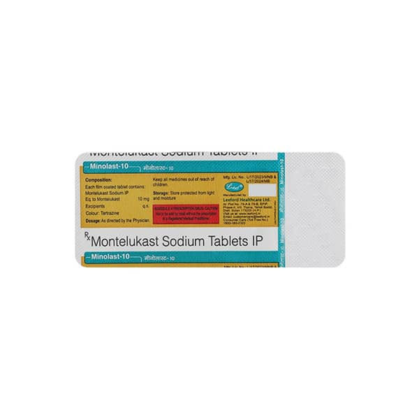 Minolast 10mg Strip Of 10 Tablets