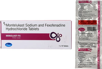 Minolast Fx Strip Of 10 Tablets