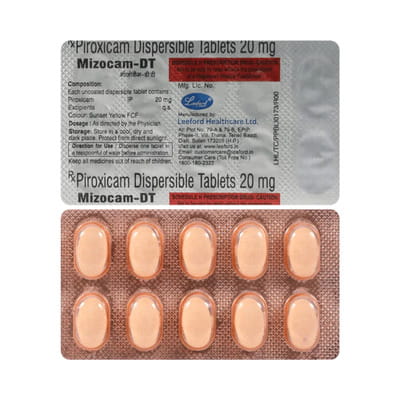 Mizocam Dt Strip Of 10 Tablets