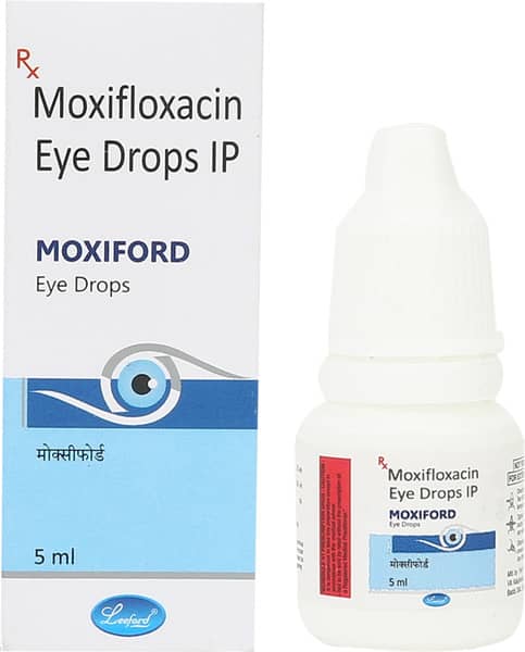 Moxiford Bottle Of 5ml Eye Drops