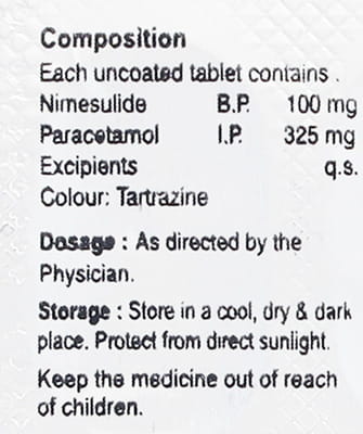 Neopar Plus Strip Of 10 Tablets