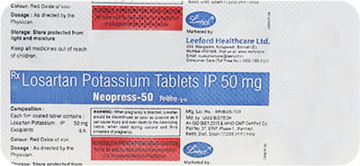 Neopress 50mg Strip Of 10 Tablets