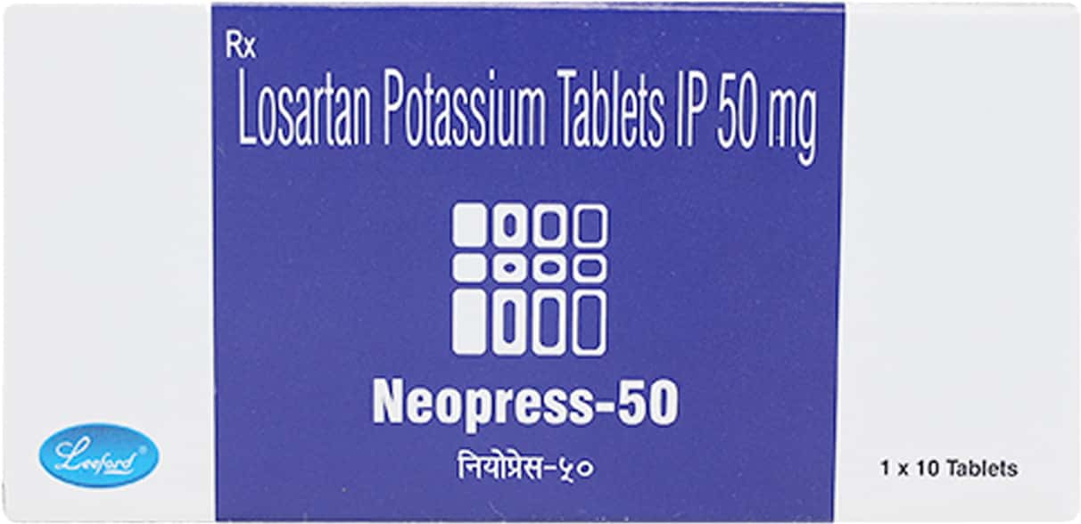 Neopress Injection Neopress 50 MG Tablet (10): Uses, Side Effects, Price & Dosage | PharmEasy