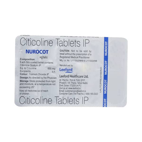 Nurocot Strip Of 10 Tablets