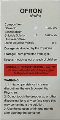 Ofron Bottle Of 10ml Eye/Ear Drops