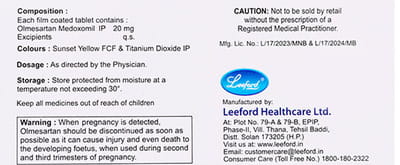 Omnipres 20mg Strip Of 10 Tablets