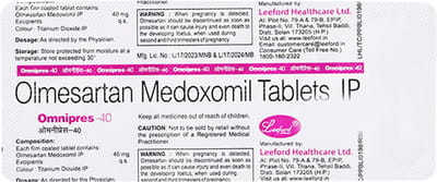 Omnipres 40mg Strip Of 10 Tablets