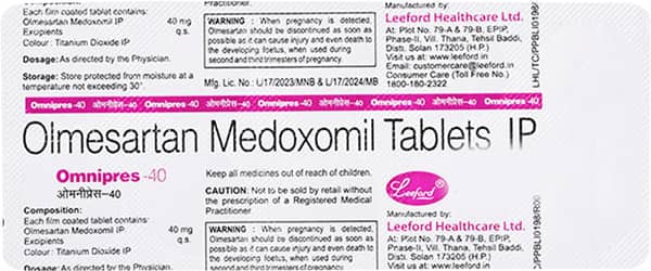 Omnipres 40mg Strip Of 10 Tablets