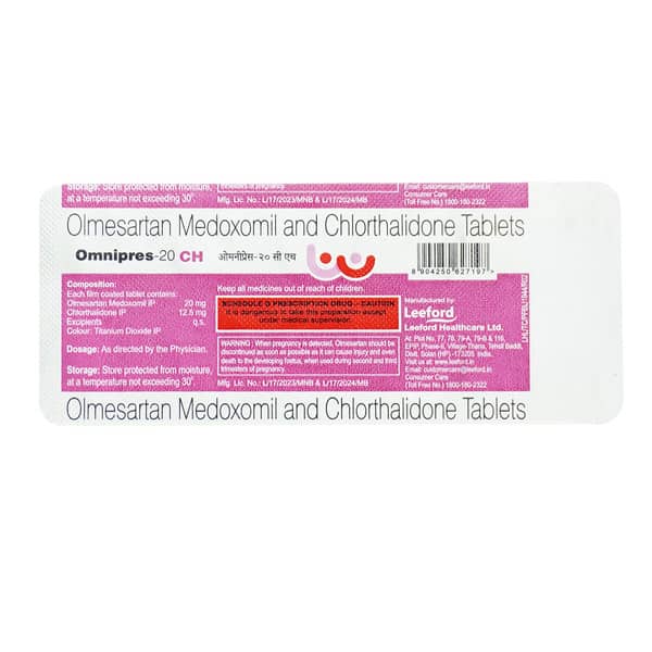 Omnipres Ch 20/12.5Mg Strip Of 10 Tablets