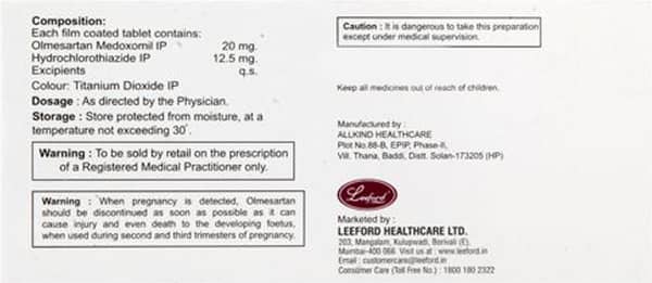 Omnipres H 20mg Strip Of 10 Tablets