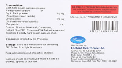 Pantafol Sl Strip Of 10 Capsules