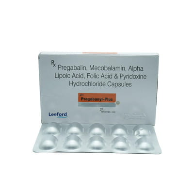 Pregabanyl Plus Strip Of 10 Capsules
