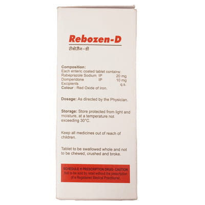 Rebozen D Strip Of 10 Tablets
