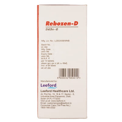 Rebozen D Strip Of 10 Tablets