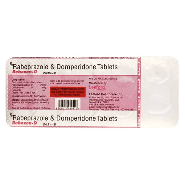 Rebozen D Strip Of 10 Tablets