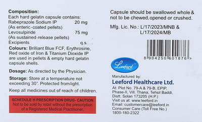 Rebozen 20mg Sl Strip Of 10 Capsules