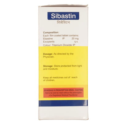 Sibastin 20mg Strip Of 10 Tablets